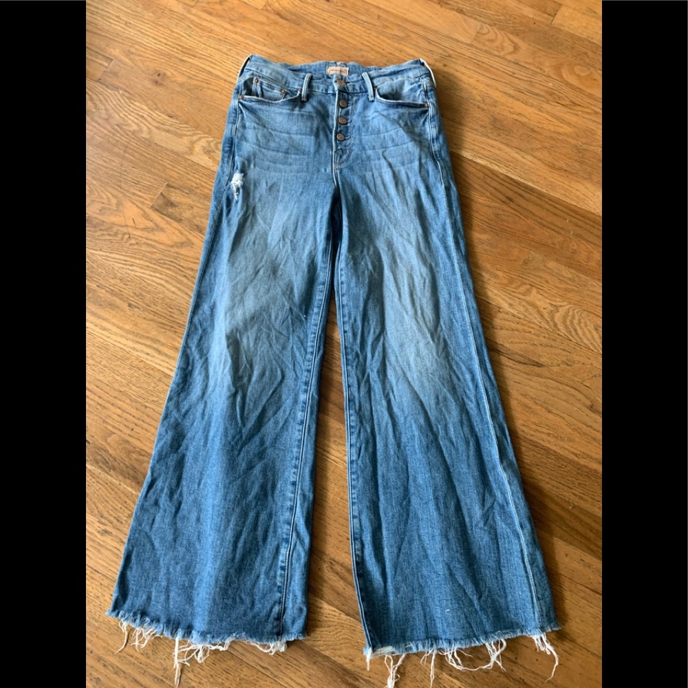 Mother Jeans- pixie roller ankle fray